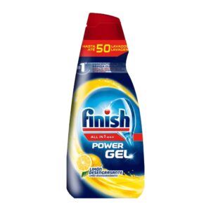 finish all in 1 max power gel lemon dishwasher gel 1000ml f