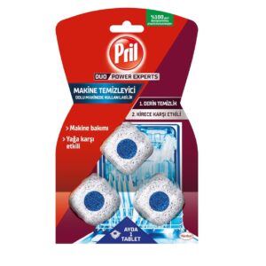 قرص جرم گیر ماشین ظرفشویی پریل بسته 3 عددی Pril